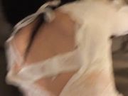 拜金女电影挑逗直接到卫生间里啪啪 回到住处再继续操