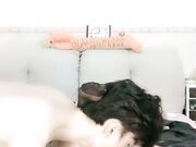 纹身情侣沙发上露脸刮毛后入摸起来很爽花式舔逼 02