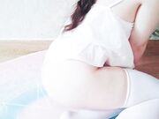 工口糯米姬-草莓内裤模拟性爱