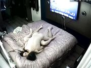 破解家庭网络摄像头监控偷拍帅哥美女开着电视翻云覆雨