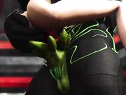 异性恋超级金发女郎在外星球上被弄得屁滚尿流