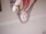 超美女孩性欲极强红色性感内衣真是爱了吃逼淫水直流粗大鸡巴迫不及待插入