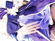 COS原神 原神刻晴福利姬自慰