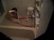 趴窗偸拍多位嫩妹子洗香香小骚妹浴室看小视频自摸最后被个妹子发现翻车赶紧熘了