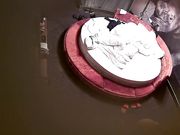 精品酒店大圆床偷拍中年事业男和少妇开房偷情搞完抽口烟