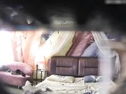 酒店偷拍高颜值女神被情人狠狠爆操2次大叫：大鸡巴好厉害,射里面,受不了了!