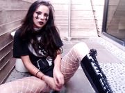 眼妆美女自慰自拍