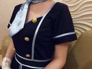 身穿制服勾引来找他的小伙子