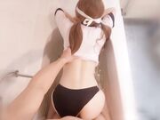 性感死库水少女纯欲白袜浴室足交榨精