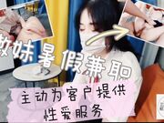 嫩妹暑假兼职 主动为客户提供性爱服务