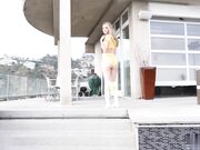 小屄害怕大鸡巴太大骚逼放不下让一定要让骚逼变成大鸡巴的形状才可以