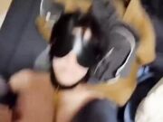 调教大佬字母圈SM大神饲养的淫奴母狗RMut黑丝狗链，浪穴插着AV棒鞭打蜜臀