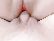 麻花辫红发网红美女 微毛一线天美穴 新买的情趣椅子试用 骑脸舔骚逼