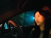 勾搭已婚白领人妻开着豪车出来偷吃大鸡巴