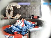 年轻大学生情侣秀恩爱啪啪小伙很疯狂各种舔