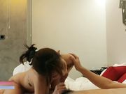 大学情侣自拍弯JJ站立式草大奶妹毒龙跪舔