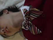 美女空姐和男友先对着镜子干