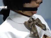 调教黑丝制服少女绑手操浪穴