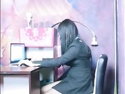 办公室内秘书被眼镜直男中出