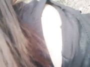 美女主播山上套路小哥下山半路打野战