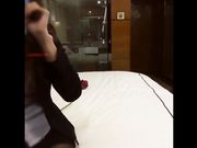 HD 网红女主播户外女王剧情演绎性感女白领叫外卖勾引美团外卖哥啪啪对白清晰