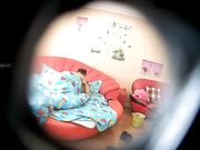 秃顶老李和邻居少妇小旅馆开房偷情