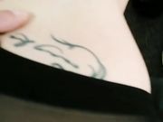 纹身荡妇与老相好野外偷情胯下舔舐大屌玩弄骚穴