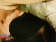 圣玛丽护士阿蔚酒店与两男人3P浴室挑逗床上酣战