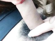 户外玩车震车外全裸诱惑被小哥哥草嘴近距离拍摄舔吊