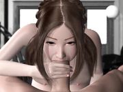 无码3D动画-黑发爆乳荡妇尽心服务男友的粗大鸡巴