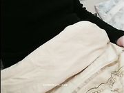 性感演绎黑丝情趣内衣按摩店小姐给熟客提供特殊服务小鸡巴射了她一屁股精液