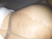 性感蕾丝情趣内衣肉丝趴着屁股做