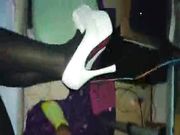 和白嫩的黑丝高跟情人