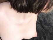 为了干的时间久先把男友口爆一次再换上黑丝网袜操,巨乳真诱人!