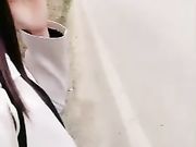 搭讪户外漂亮美女野战