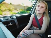 JAY'S POV-年轻性感的棕发娜塔莉骑士展示史诗级的骑屌技术