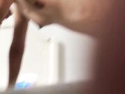 疯狂后入女同事停一下就急的打人，另加销魂吃鸡巴