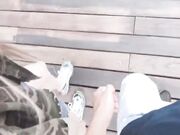 這次更大膽！白天上街玩無線跳蛋????全程露臉大尺度！ - SWAG