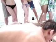 チラリッチガールズ！ドロっと中出し船上乱交！1